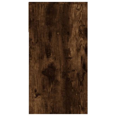 vidaXL Wandtafel 100x39x75 cm bewerkt hout gerookt eikenkleurig