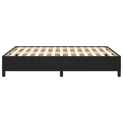 vidaXL Bedframe kunstleer zwart 140x200 cm