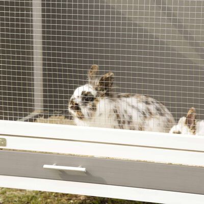 Kerbl ECO konijnenhok Samy 116x57x82 cm kunststof en wit kopen? | vidaXL.nl