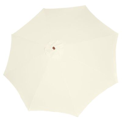 vidaXL Parasol 300x258 cm zandwit