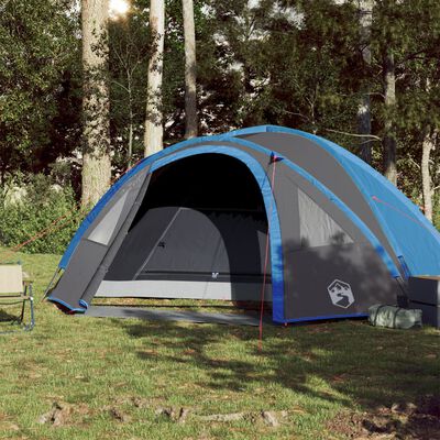 vidaXL Koepeltent 4-persoons waterdicht blauw