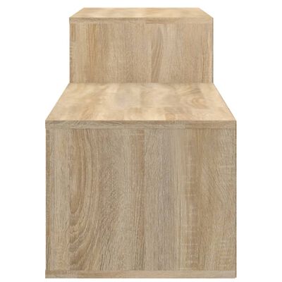 vidaXL Schoenenkast 150x35x45 cm bewerkt hout sonoma eikenkleurig