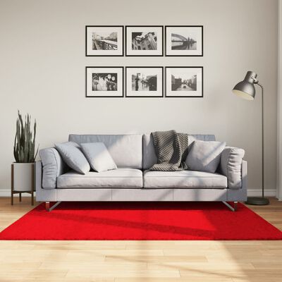 vidaXL Vloerkleed OVIEDO laagpolig 120x170 cm rood