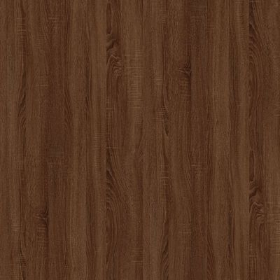 vidaXL Salontafel 100x50x35 cm bewerkt hout bruin eikenkleur