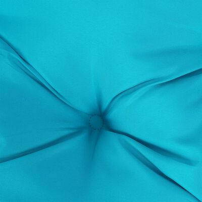 vidaXL Tuinbankkussens 2 st 120x50x7 cm stof turquoise