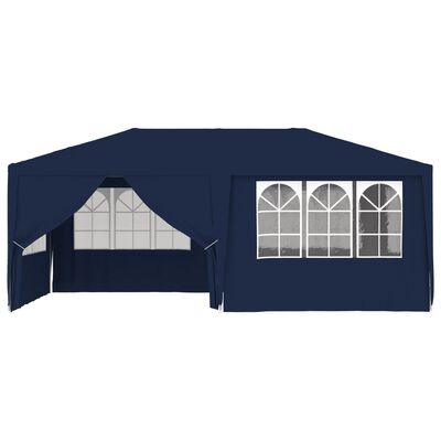 vidaXL Partytent met zijwanden professioneel 90 g/m² 4x6 m blauw