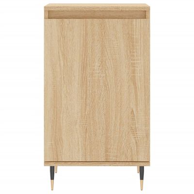 vidaXL Dressoir 40x35x70 cm bewerkt hout sonoma eikenkleurig