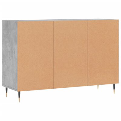 vidaXL Dressoir 103,5x35x70 cm bewerkt hout betongrijs