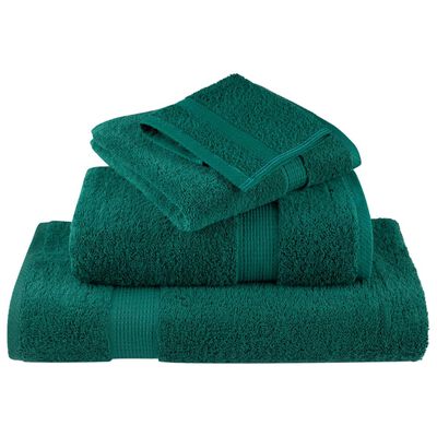 vidaXL Gastendoekjes SOLUND 2 st 600 g/m² 30x30 cm groen