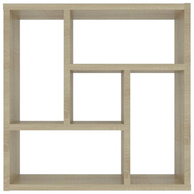 vidaXL Wandschap 45,1x16x45,1 cm bewerkt hout sonoma eikenkleurig