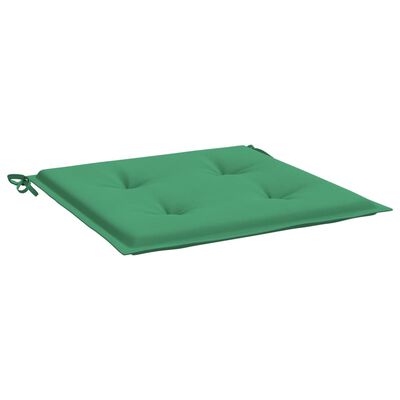 vidaXL Tuinstoelkussens 4 st 50x50x3 cm oxford stof groen