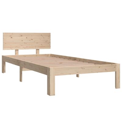 vidaXL Bedframe massief grenenhout 90x200 cm