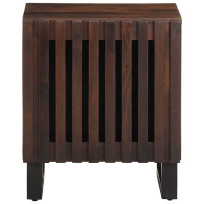 vidaXL Nachtkastjes 2 st 40x34x46 cm massief mangohout