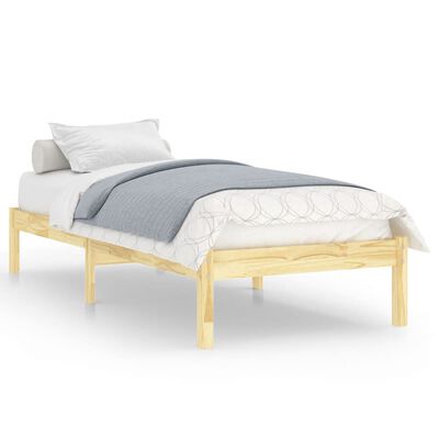 vidaXL Bedframe massief hout 90x190 cm