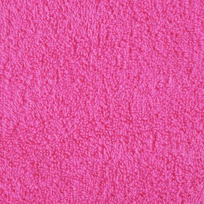 vidaXL Badhanddoeken SOLUND 10 st 600 g/m² 70x140 cm roze