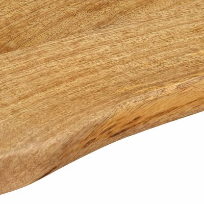 vidaXL Tafelblad met natuurlijke rand 180x40x3,8 cm massief mangohout