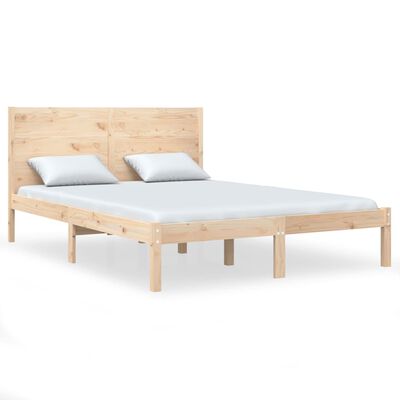 vidaXL Bedframe massief grenenhout 120x200 cm