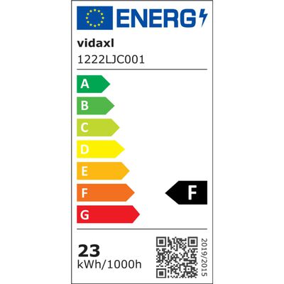 vidaXL Vloerlamp LED dimbaar 23 W