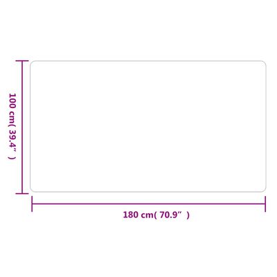 vidaXL Tapijtloper 100x180 cm grijs