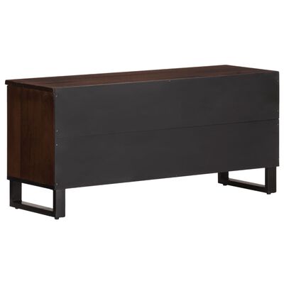 vidaXL Tv-meubel 100x34x46 cm massief mangohout bruin