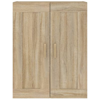 vidaXL Wandkast 69,5x32,5x90 cm bewerkt hout sonoma eikenkleurig