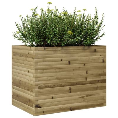 vidaXL Plantenbak 90x60x68,5 cm geïmpregneerd grenenhout