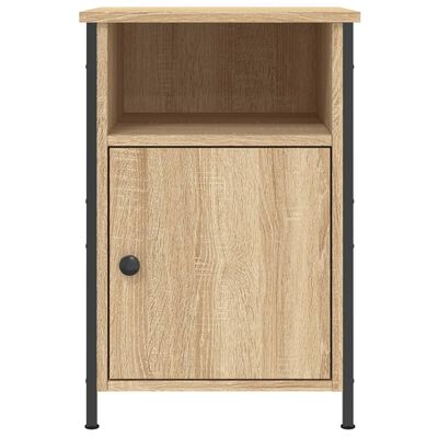 vidaXL Nachtkastje 40x42x60 cm bewerkt hout sonoma eikenkleurig