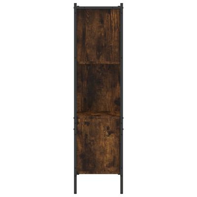 vidaXL Boekenkast 72x28x109 cm bewerkt hout gerookt eikenkleurig