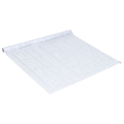 vidaXL Raamfolies 4 st mat bamboepatroon PVC