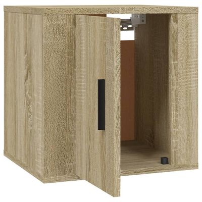 vidaXL Tv-wandmeubels 2 st 40x34,5x40 cm sonoma eikenkleurig