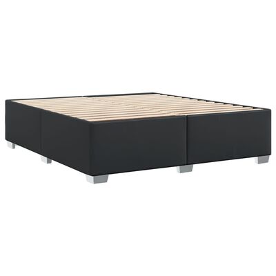 vidaXL Bedframe kunstleer zwart 180x200 cm