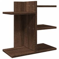 vidaXL Bureau organiser 42x21,5x42 cm bewerkt hout bruin eikenkleurig