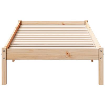 vidaXL Bedframe extra lang zonder matras massief grenenhout 80x210 cm