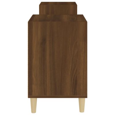 vidaXL Tv-meubel 160x35x55 cm bewerkt hout bruin eikenkleur