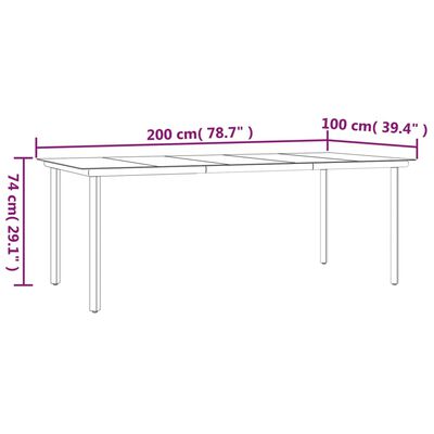 vidaXL 9-delige Tuinset met kussens poly rattan zwart en grijs