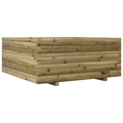 vidaXL Plantenbak 110x110x49,5 cm geïmpregneerd grenenhout