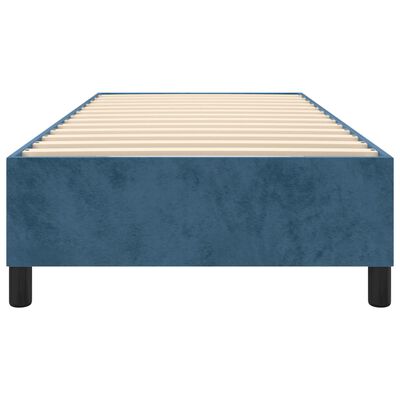 vidaXL Bedframe fluweel donkerblauw 80x200 cm