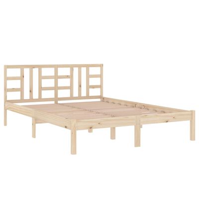 vidaXL Bedframe massief hout 200x200 cm