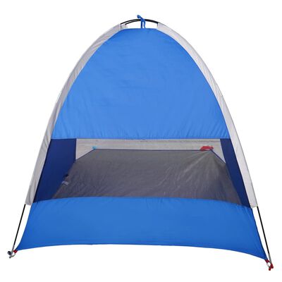 vidaXL Strandtent 3-persoons waterdicht azuurblauw