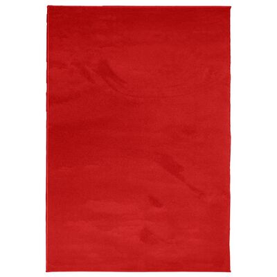 vidaXL Vloerkleed OVIEDO laagpolig 120x170 cm rood