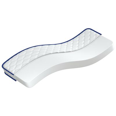 vidaXL Traagschuimmatras 70x200x17 cm wit