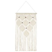 vidaXL Wandhanger macramé 40x80 cm katoen