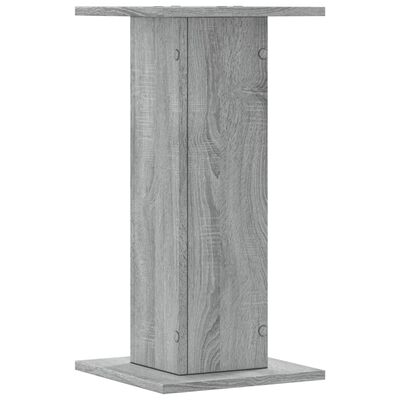 vidaXL Plantenstandaards 2 st 30x30x60 cm bewerkt hout grijs sonoma