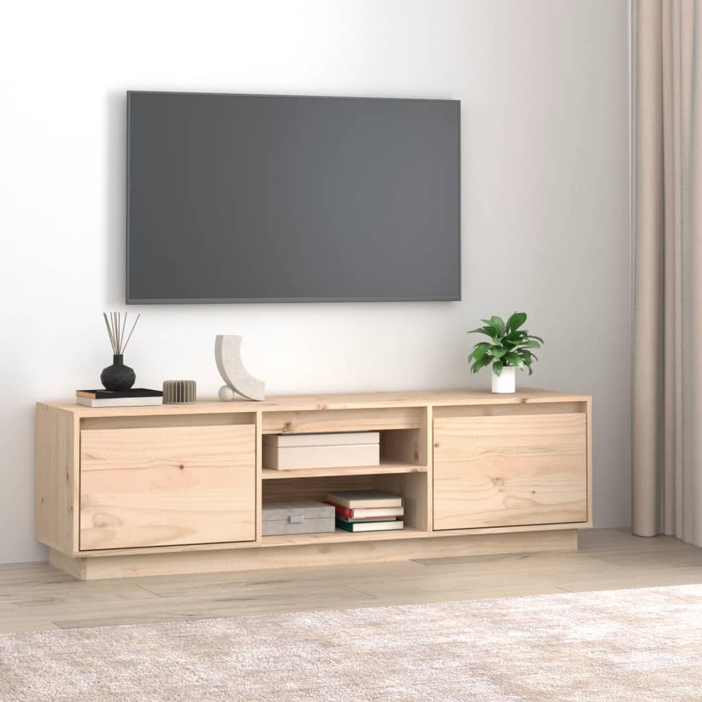 vidaXL Tv-meubel 140x35x40 cm massief grenenhout