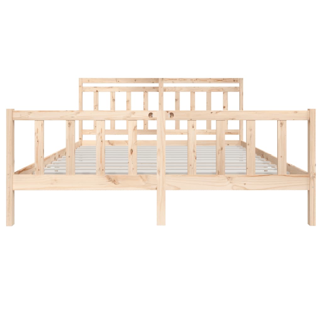 vidaXL Bedframe massief hout 180x200 cm