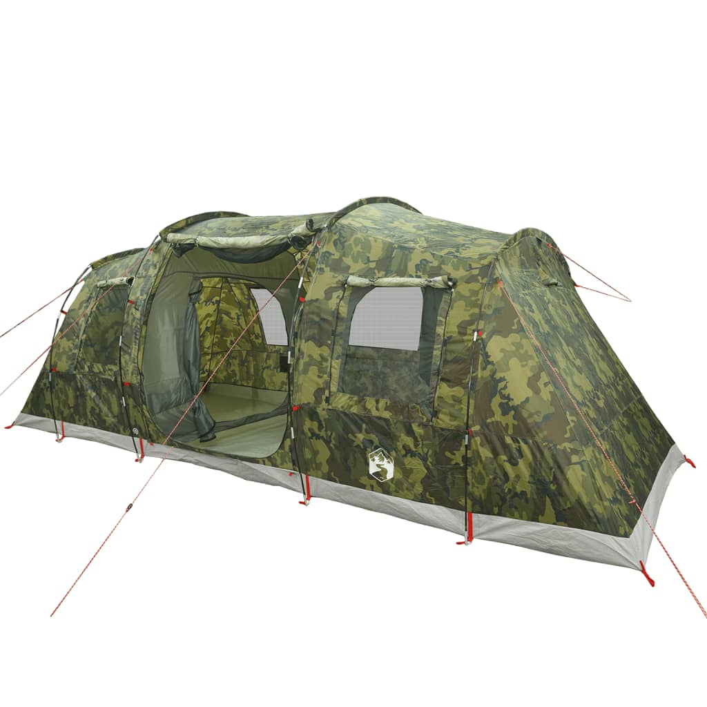 vidaXL Tunneltent 6-persoons waterdicht camouflage