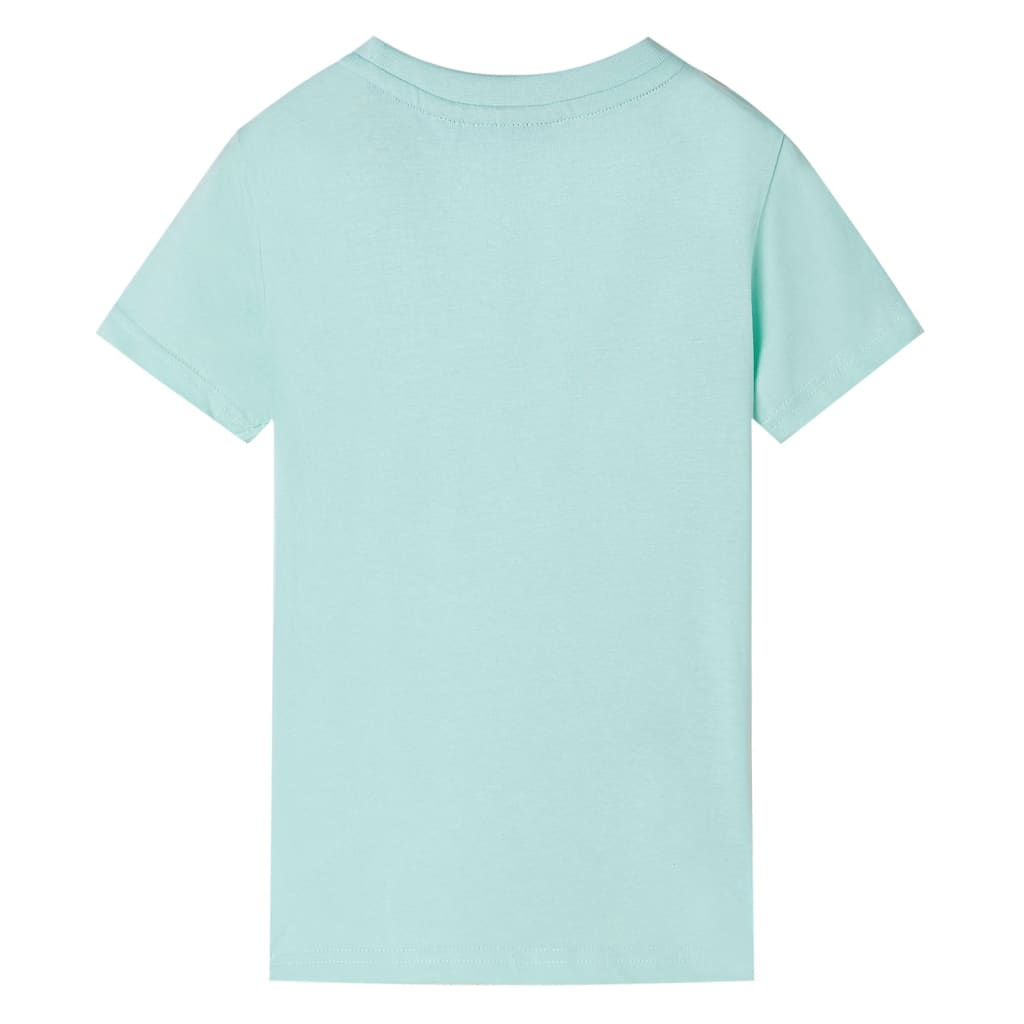 Kindershirt 104 lichtmintkleurig