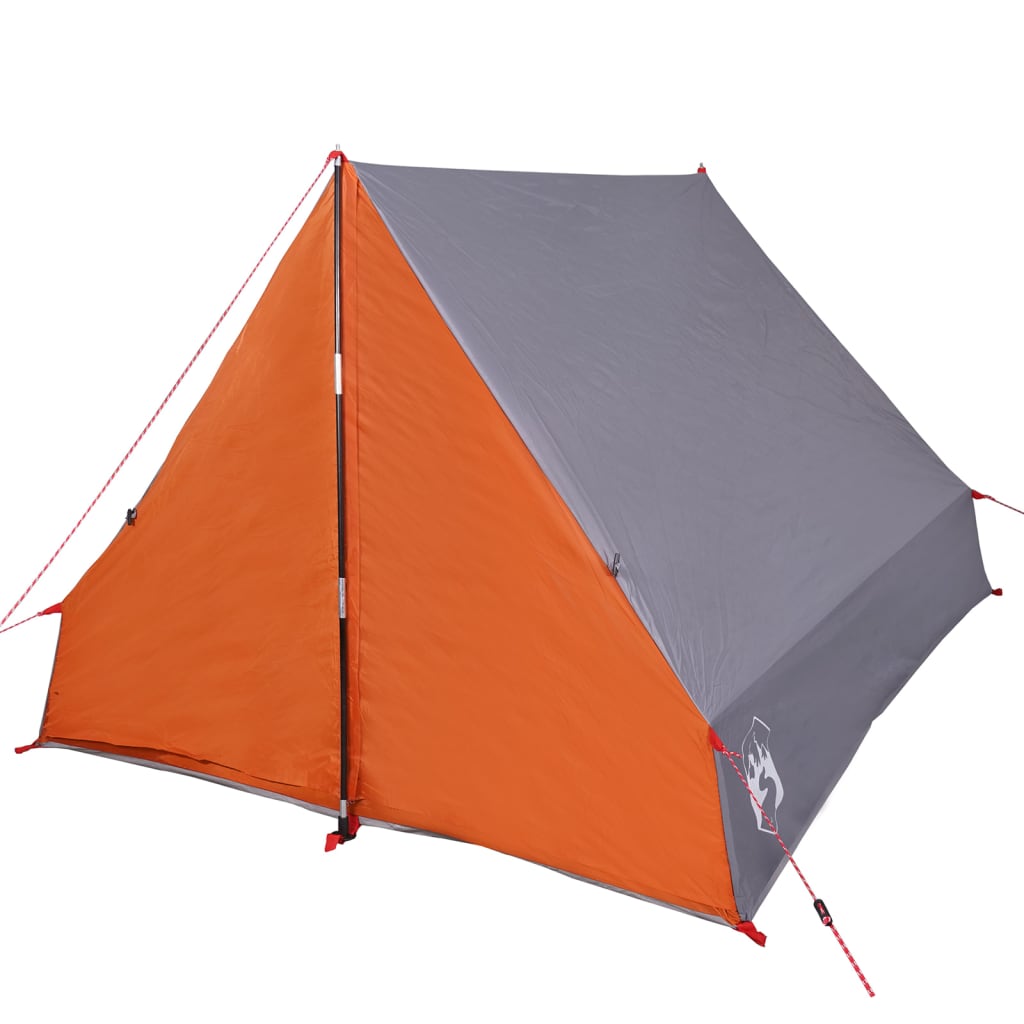 vidaXL Tent A-frame 2-persoons waterdicht grijs