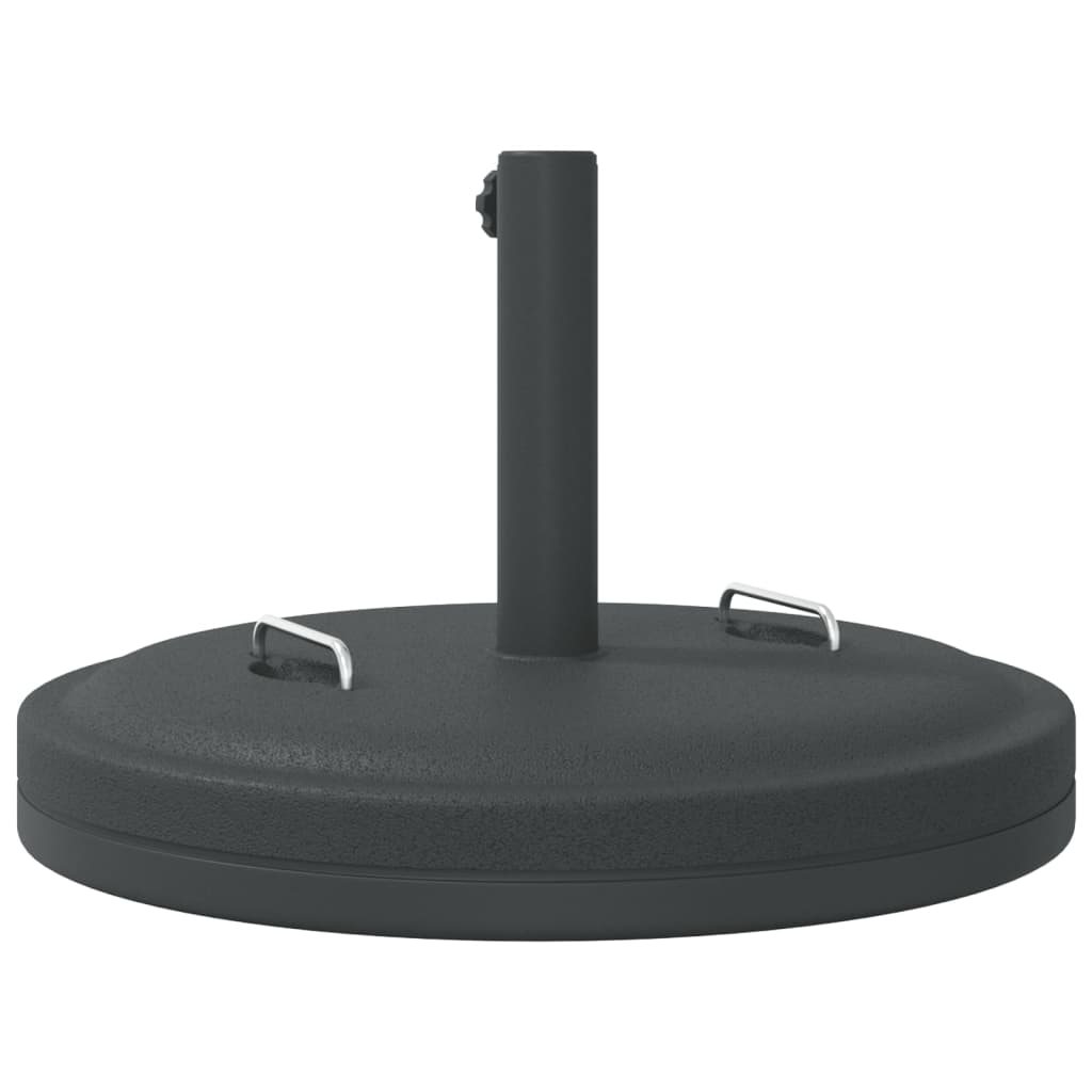 vidaXL Parasolvoet met handgrepen voor stok van Ø38 / 48 mm 25 kg rond