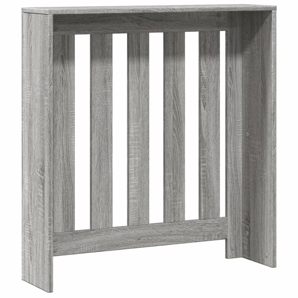 vidaXL Radiatorombouw 78x20x82 cm bewerkt hout grijs sonoma eikenkleur